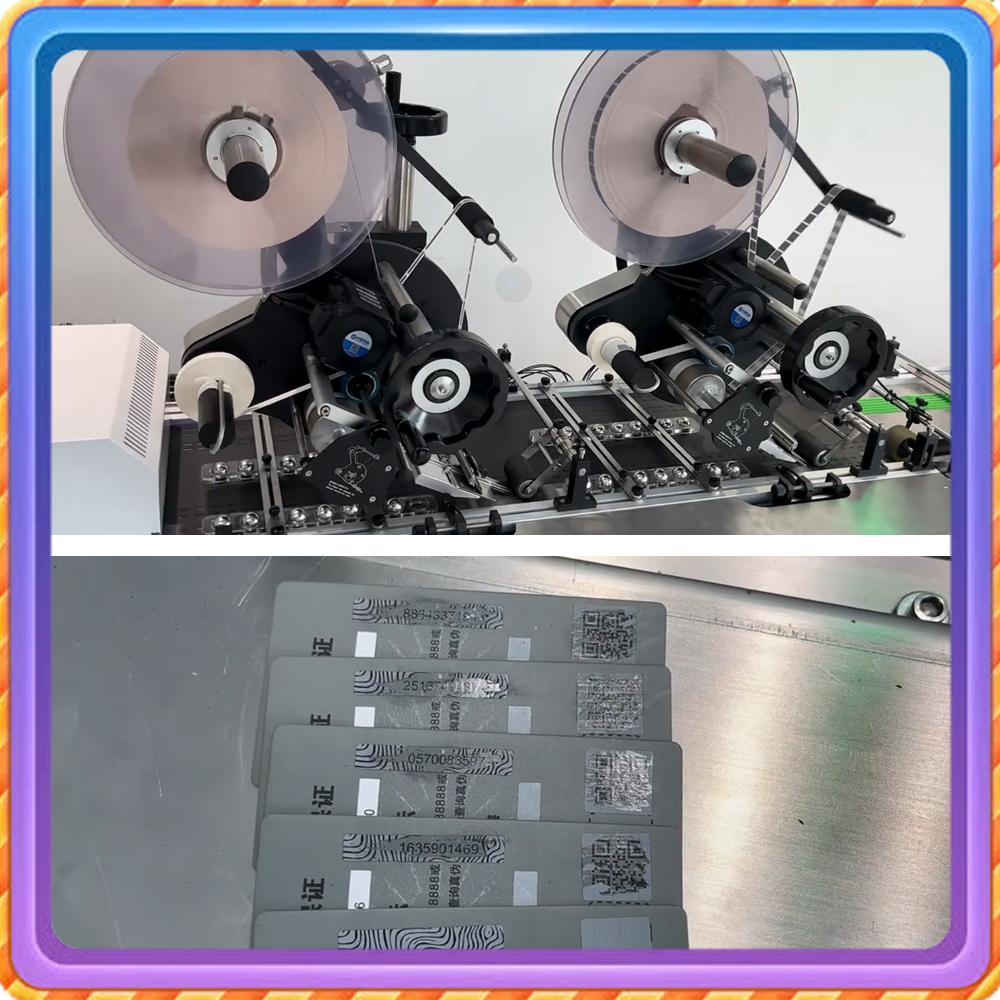 Sheet UV coding double labeling machine