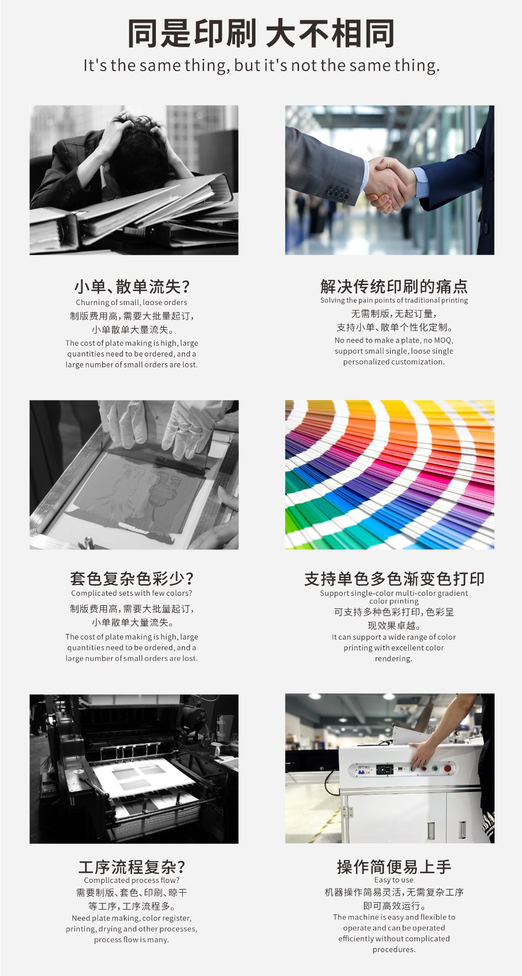 新款双发料纸袋数码印刷机